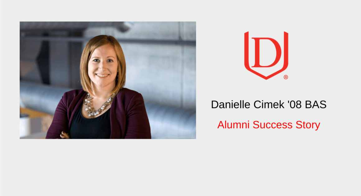 Danielle Cimek, 2008 graduate of Davenport University