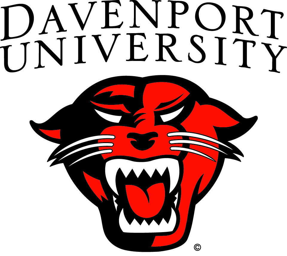 Davenport Athletics Stacked Logo