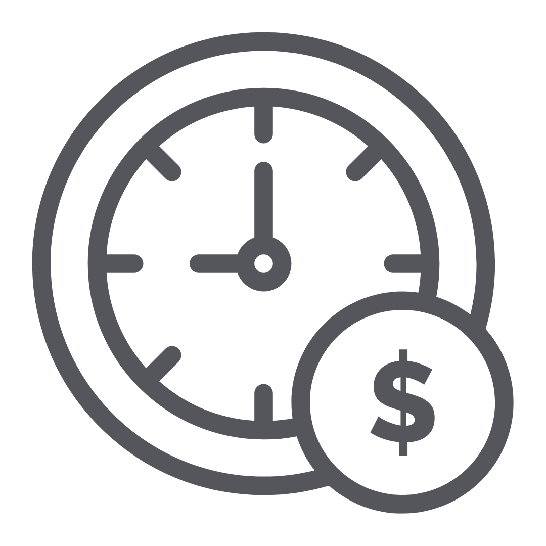 time and money icon