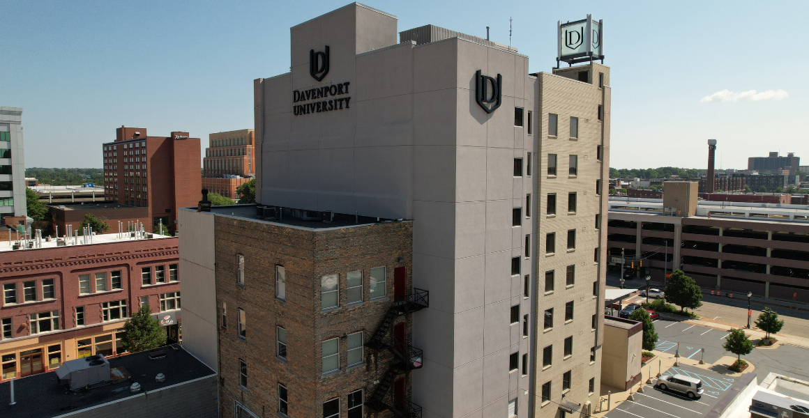 Lansing campus aerial shot
