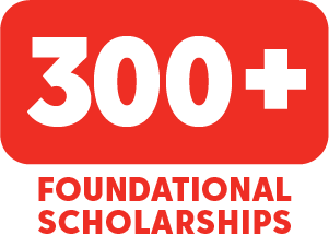 300+ foundational scholarships