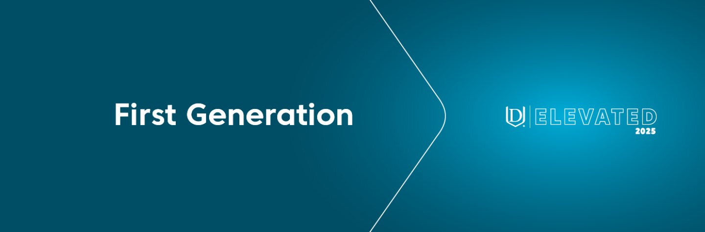 First Generation landing page graphic