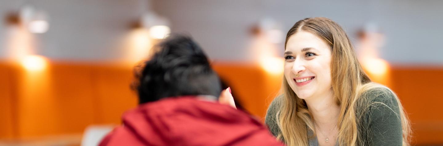 Student smiling 