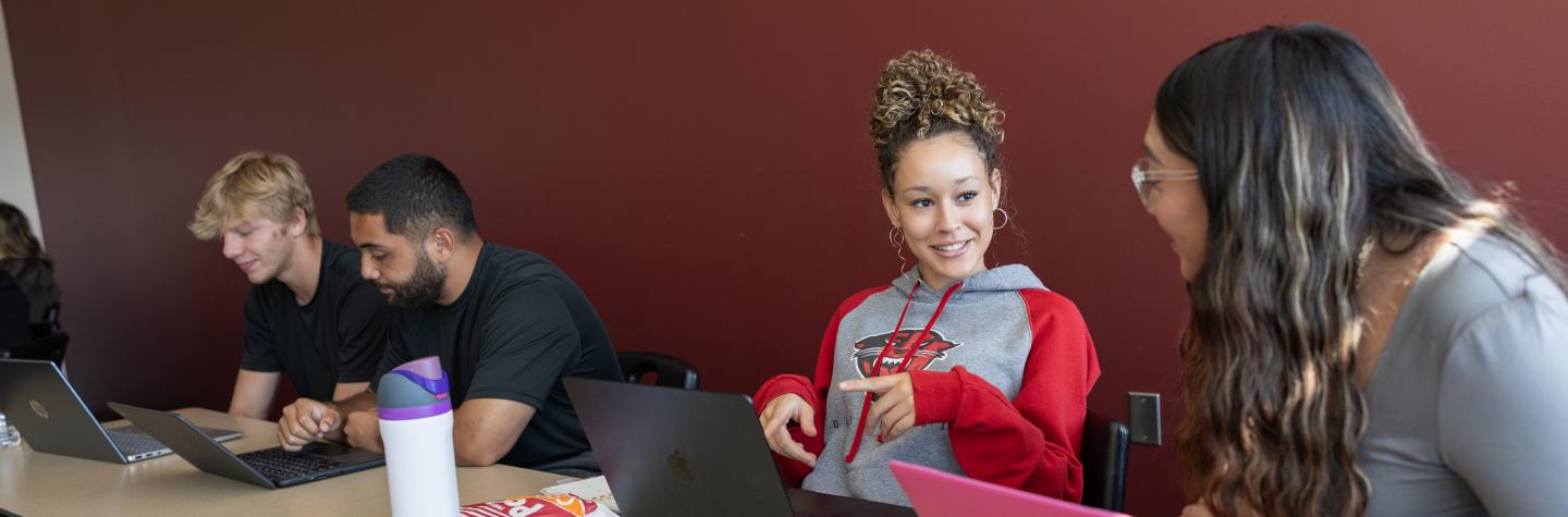 Students in class