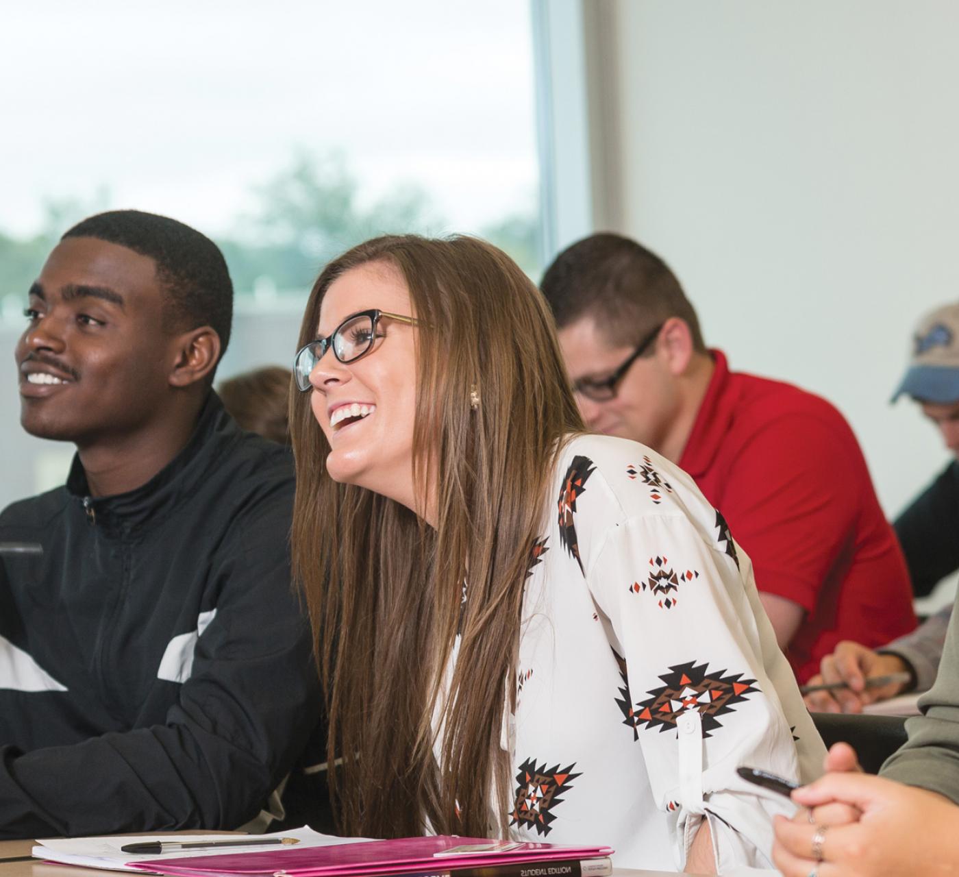 Students in class