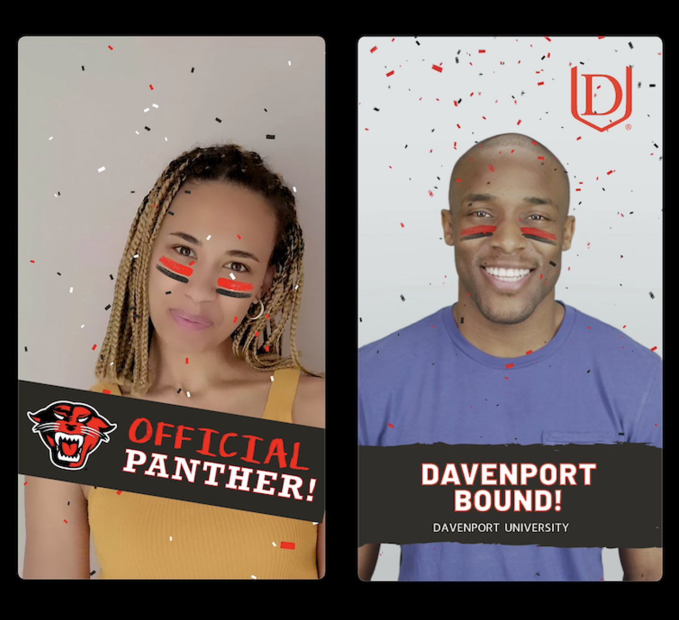 Social filters for Davenport University