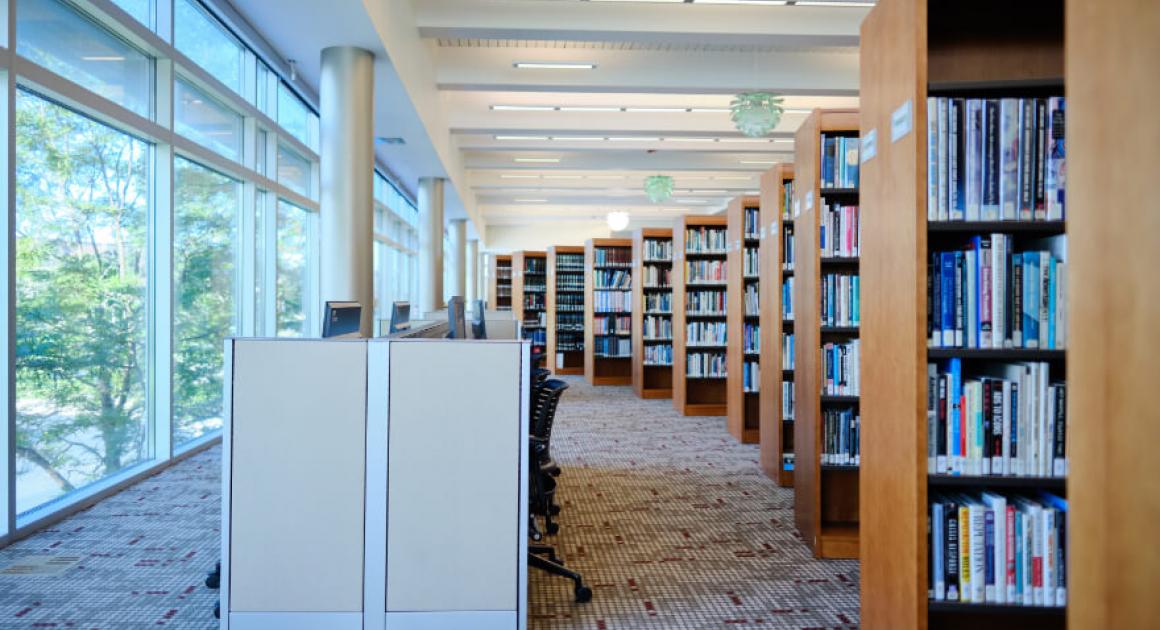 books in library