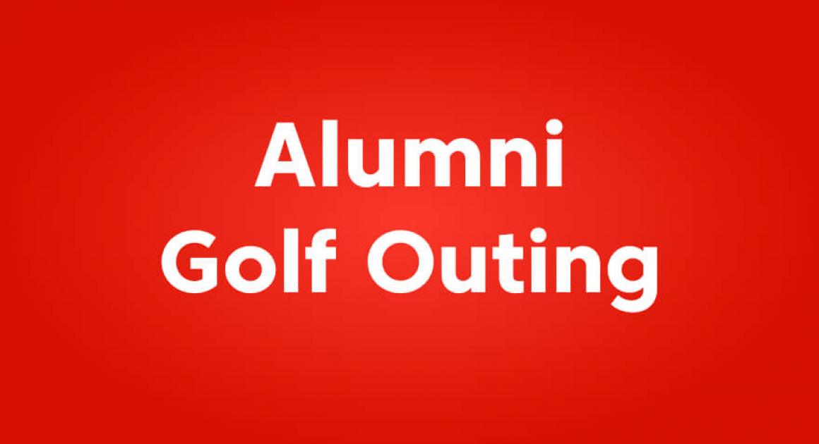 Image that Says Alumni Golf Outing