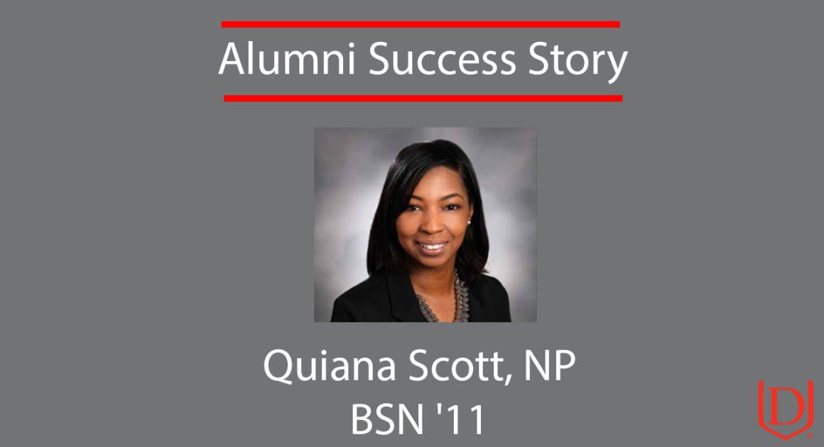 Quiana Scott, Davenport alumna