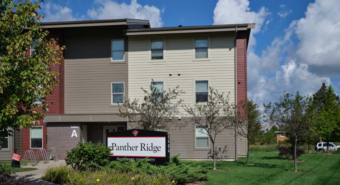 Exterior image of the Panther Ridge building 