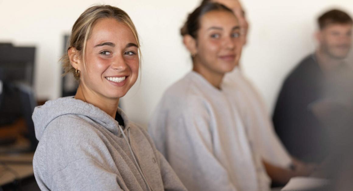 Students in class